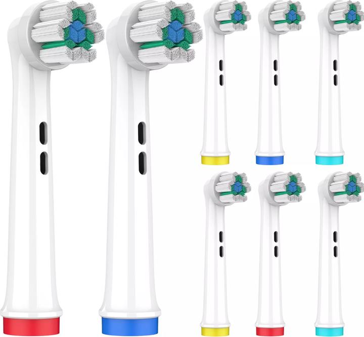 Actual product image Ora-Care Replacement brushes Diamond Clean Whitening compatible with Oral-B 8-pack (8 x)