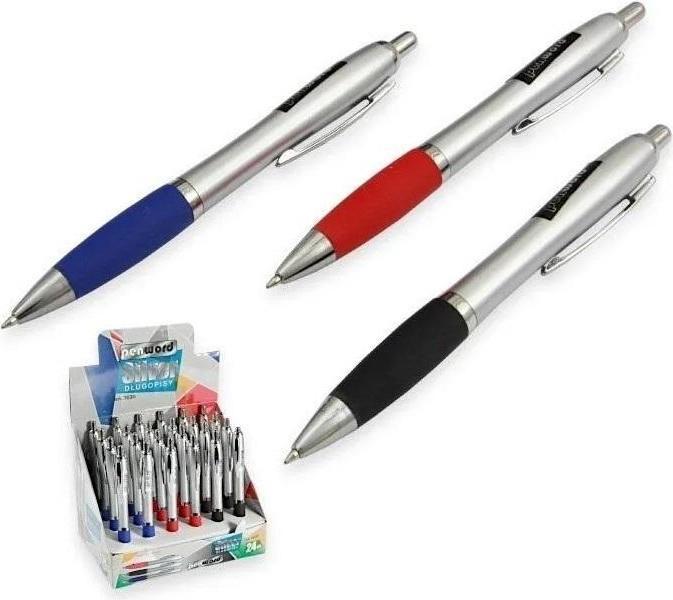 Interdruk Silberner Kugelschreiber (24 Stück) (24x)