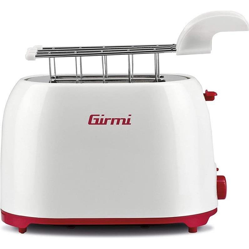 Girmi Bread toaster TP11, Toaster, Weiss, Rot