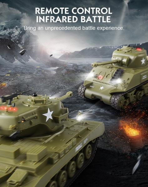 Produktbild Es-toys Heng Long RC Panzer Battle 2er Set 1:30