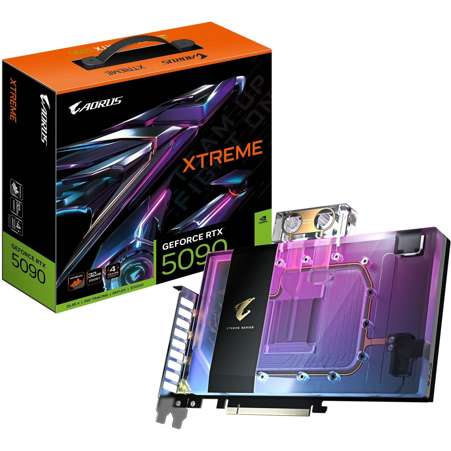 Gigabyte AORUS GeForce RTX 5090 XTREME WATERFORCE WB (32 GB), Grafikkarte