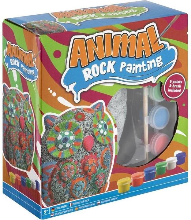 Actual product image Grafix Stone painting owl colour set, 8 pcs.