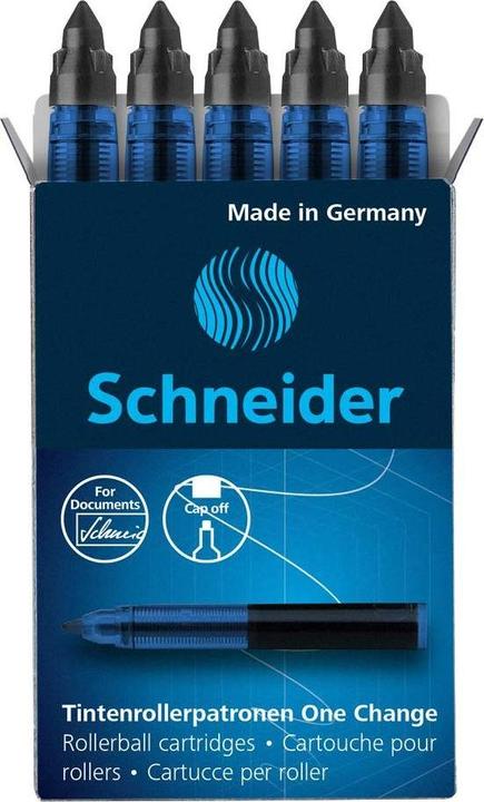 Produktbild Schneider ONE CHANGE - Rollerpatrone (Schwarz, 0.60 mm, 5 Stk.)