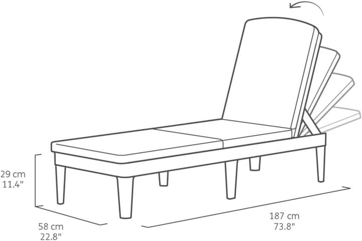 Actual product image Allibert Kelsey (187.50 cm)