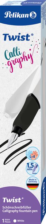 Produktbild Pelikan Calligraphiefüller 1,5mm Twist weiss (Weiss, 1 x)