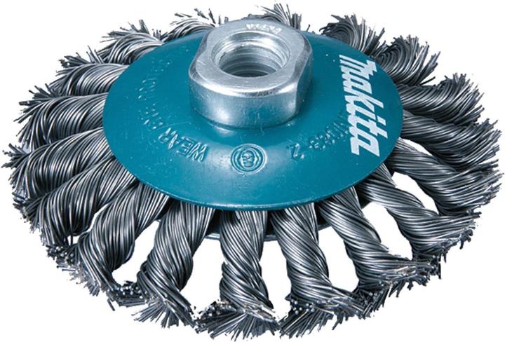 Actual product image Makita Round brush knotted 100mm