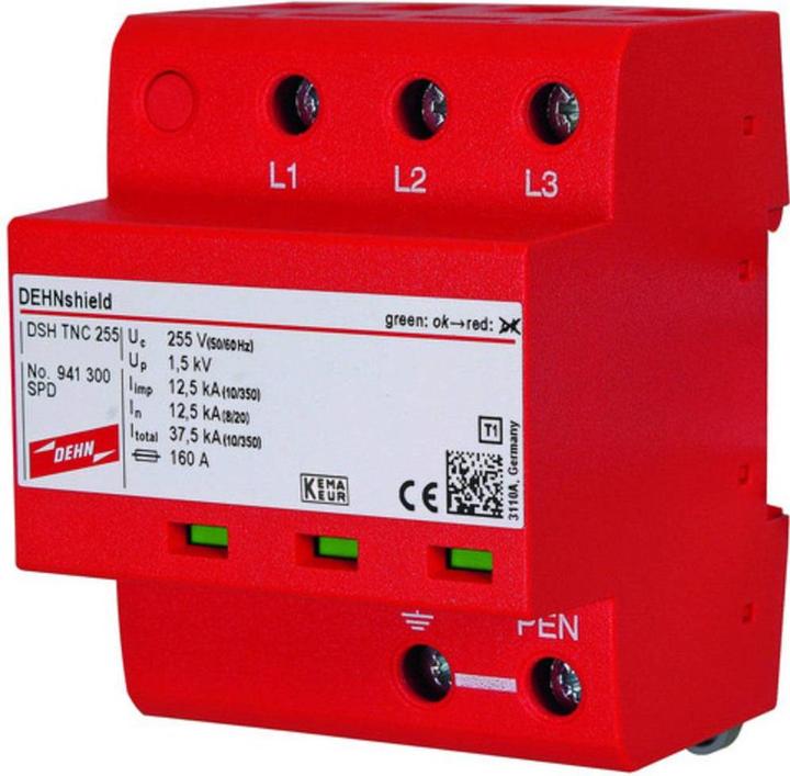 Image du produit Dehn Parafoudre combiné SOEHNE optimisé pour l'application DSH TNC 255 shield