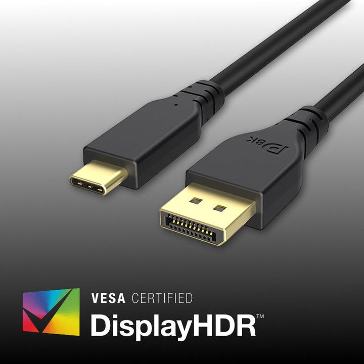 Produktbild Hermex USB Typ C – DisplayPort (3 m, USB Typ C, DisplayPort)