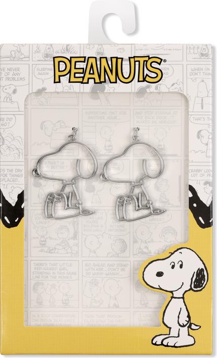 Immagine prodotto Peanuts Silver Plated Snoopy Drop Earrings (Metallo)