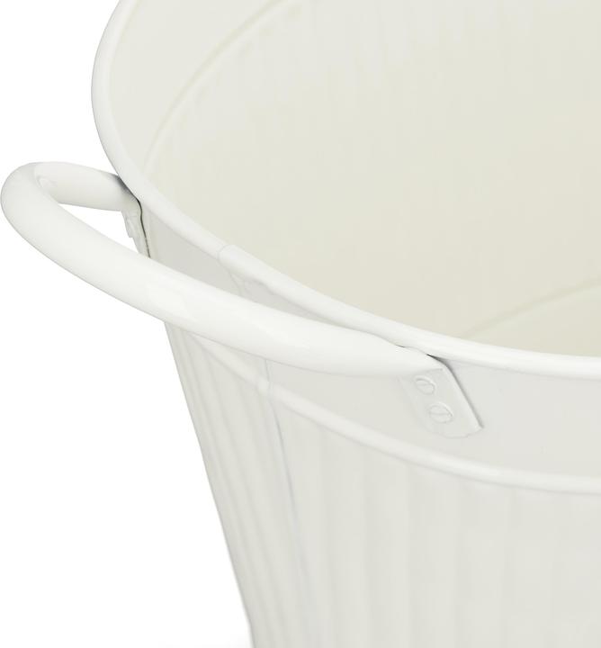 Actual product image Relaxdays Tub Zinc Look Set Of 3 (49 cm)