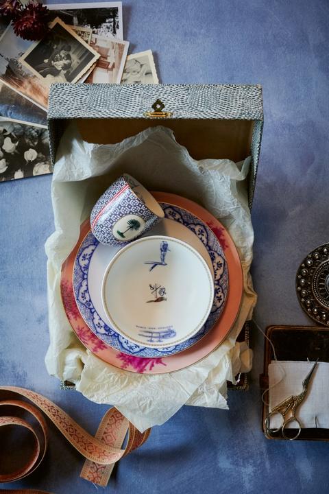 Produktbild PIP Studio Heritage Teller painted pink 18 cm (1x)