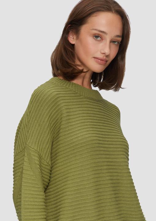 Produktbild s.Oliver Strickpullover Oversized Strickpullover mit Ottoman-Struktur (46)