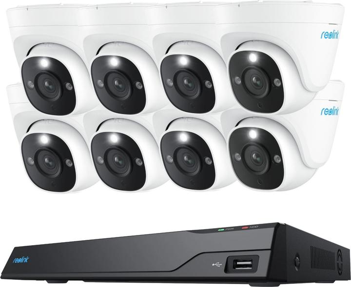 Produktbild Reolink NVS16-12MD8 8K System mit 8 Kameras (4512 x 2512 Pixels)