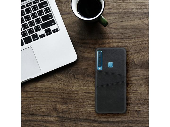 Produktbild Screenguard Samsung Galaxy A9 2018 CardCaddy Leder Backcase mit Kartenfächern (Samsung Galaxy A9 (2018))
