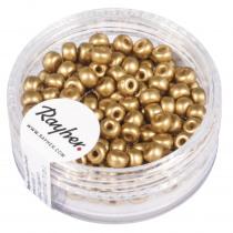 Produktbild Rayher Rocailles, 4mm ø, gold, 150 Stück