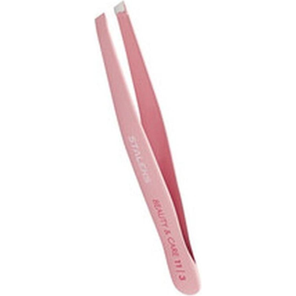 Staleks , Pinzette, Pinzetta Per Sopracciglia Con Punta Larga E Smussata Beauty & Care 11 Tipo 3 (Pinzetta Per
