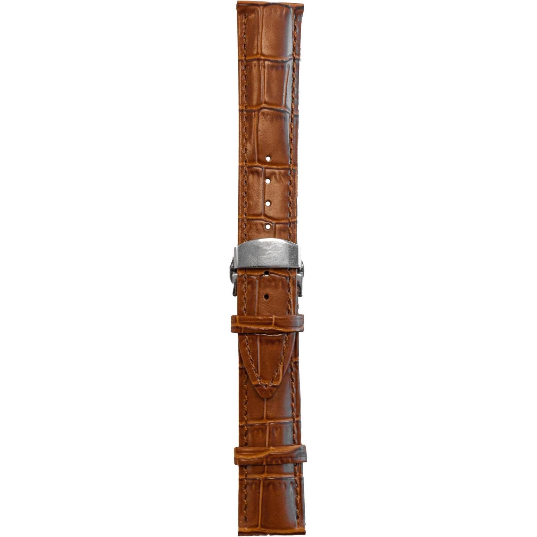 Strap-it Lederarmband (20 mm, Leder), Uhrenarmband, Braun