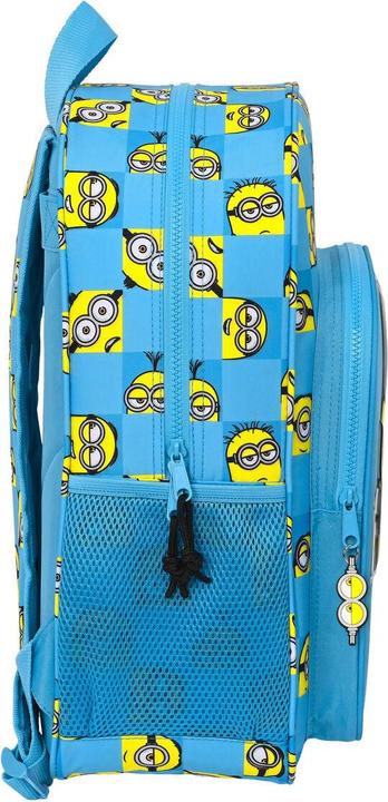 Actual product image Minions School backpack Minionstatic Blue (33 x 42 x 14 cm) (14 l)