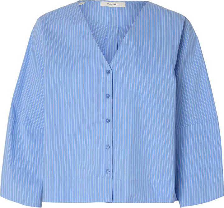 Immagine prodotto Selected Baumwollmix Bluse mit 3/4 Ärmeln (36)
