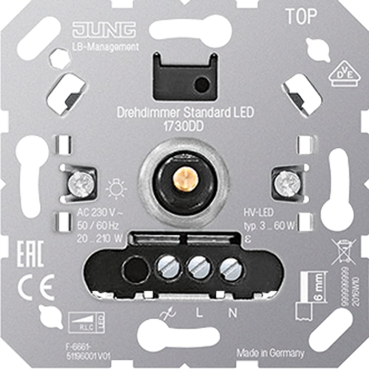 Produktbild JUNG Drehdimmer Std.LED 1730DD