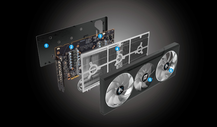 Image du produit Powercolor AMD Radeon RX 6700 XT Hellhound (12 Go)