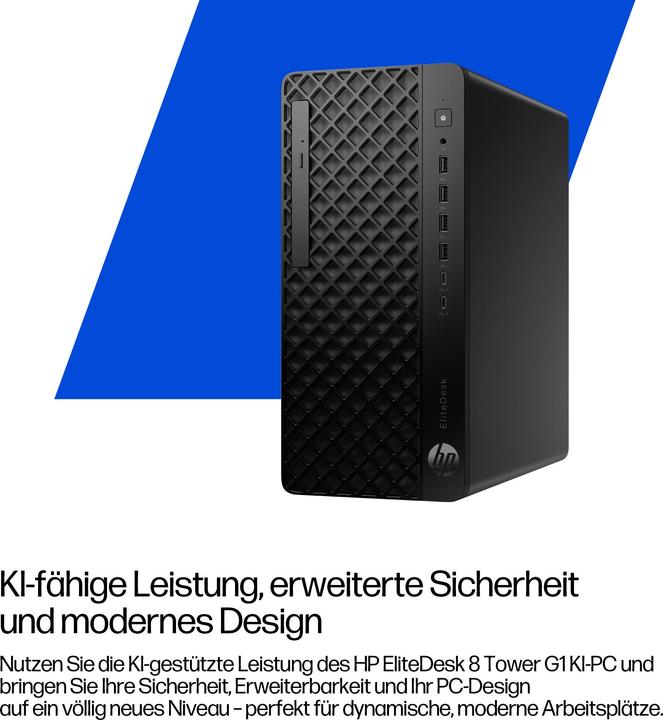 Actual product image HP EliteDesk 8 Tower G1i AI PC (512.00 GB, 32 GB, Intel Core Ultra 5 235, RTX A400)