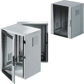 Actual product image Rittal Wall-mounted housing EL, 3-part preassembled with profile rails (21 RU, 19 inch rack)