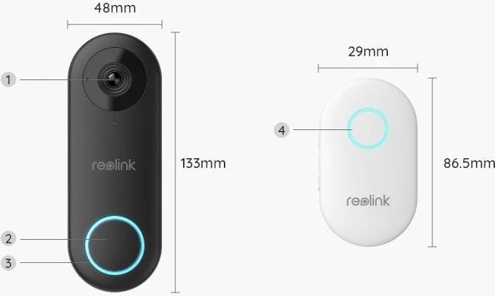 Produktbild Reolink Video Doorbell (Kabellos)