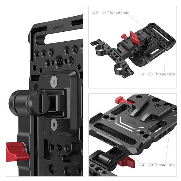 Image du produit SmallRig V Mount Battery Plate with Adjustable Arm 2991 (Accessoires vidéo divers)