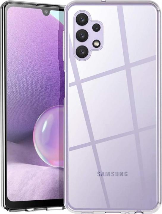 Actual product image Screenguard Samsung Galaxy A32 5G Flexible TPU Clear Case (Samsung Galaxy A32 5G)