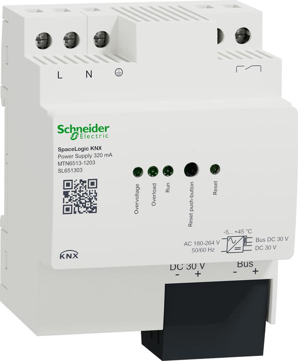 Produktbild Schneider Electric SpaceLogic KNX MTN6513-1203 Spannungsversorgung 320mA