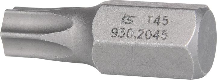 Actual product image KS Tools 10mm bit TX. 30mm. T45 930.2045 (10mm)