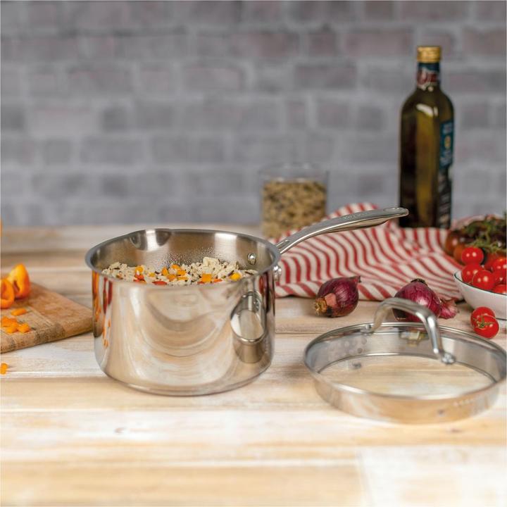 Actual product image Kuhn Rikon ALLROUND PLUS saucepan (Saucepan, Stainless steel, 18 x 16.50 cm)