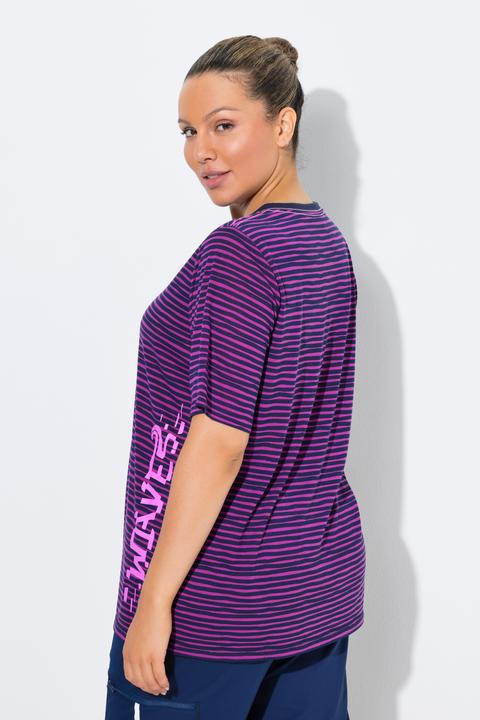 Actual product image Ulla Popken Striped Antibacterial Tee (54, 56)