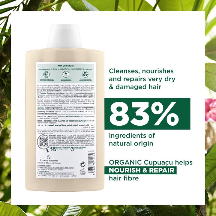 Image du produit Klorane Shampooing Cupuaçu bio (100 ml, Shampoing liquide)