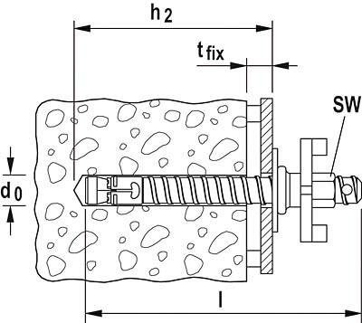 Productafbeelding Fischer Ankeravimo rinkinys FDBB 16/50 (1 Pcs.)