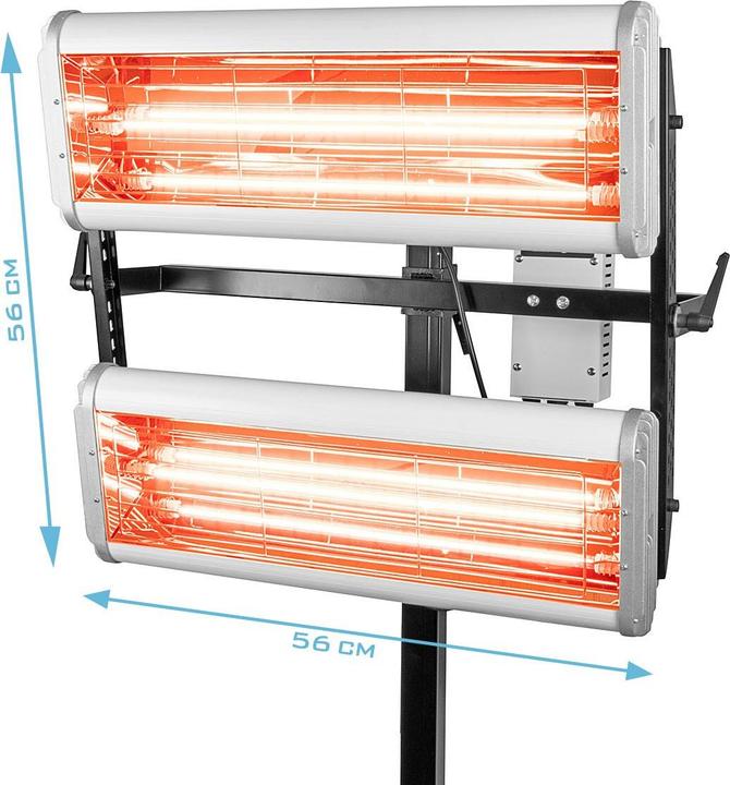Produktbild Stahlwerk Infrarot Lacktrockner IL-2400 ST mit 2.400 Watt und Stativ