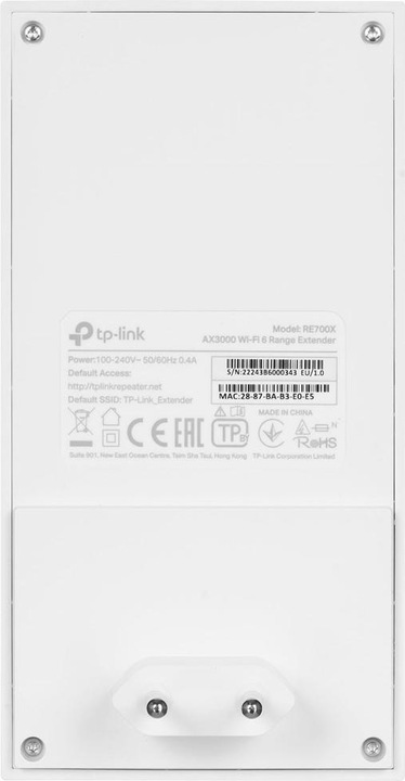 Actual product image TP-Link RE700X (2402 Mbit/s, 574 Mbit/s)