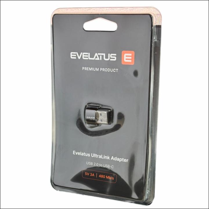 Actual product image Evelatus Converter UltraLink OTG Adapter USB 3.0 to USB-C 5V 3A | 480 Mb/s Abyss Blue
