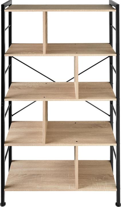 Actual product image tectake Shelf Charleston 75.5x30x155cm (75.50 x 75.50 x 155 cm)