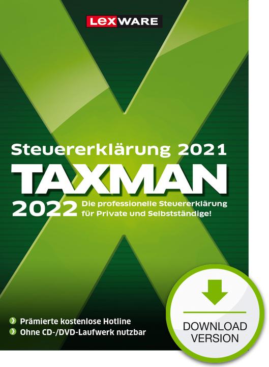Image du produit Lexware Taxman 2022 ESD Download (1 Utilisateur)