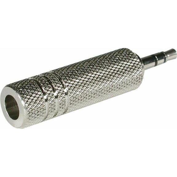 C2G Kabel / 3,5 mM Str Male TO 6.3 mM Str Fe, Audio Adapter, Silber