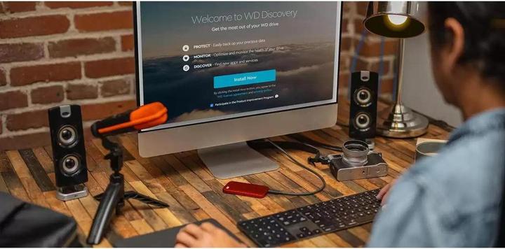 Actual product image WD My Passport SSD powered by SANDISK (1 TB)