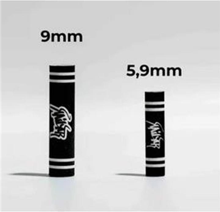 Produktbild Kailar Aktivkohlefilter 9mm Black White 100pcs