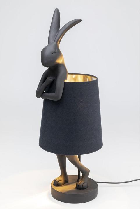 Image du produit Kare Design Lampe de table Animal Rabbit Noir mat 68cm (E14)