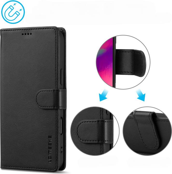 Produktbild LC.Imeeke iPhone 16 Pro - Leder Etui Hülle (Apple iPhone 16 Pro)