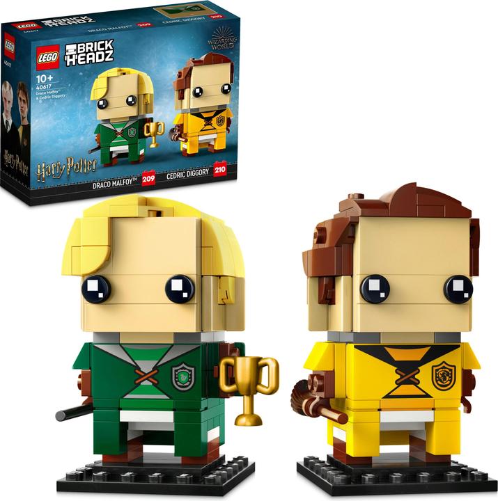 Productafbeelding LEGO BrickHeadz - Draco Malfoy & Carlo Kannewasser (40617, LEGO Brickheadz)
