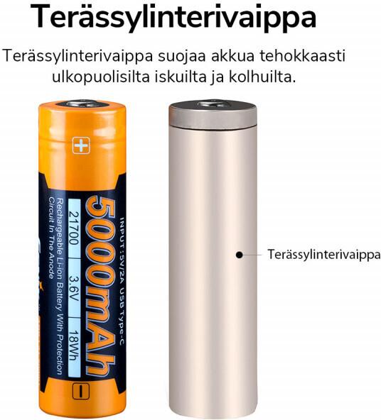 Immagine prodotto Fenix Akku ARB-L21-5000U