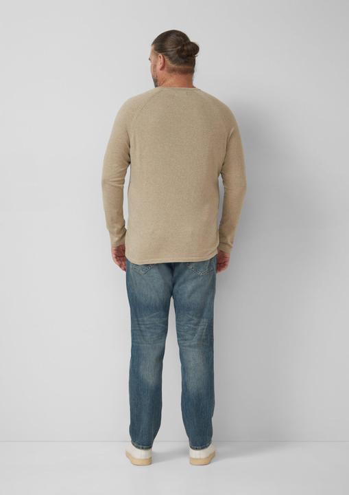 Produktbild s.Oliver Strickpullover Raglanpullover aus reiner Baumwolle (4XL)