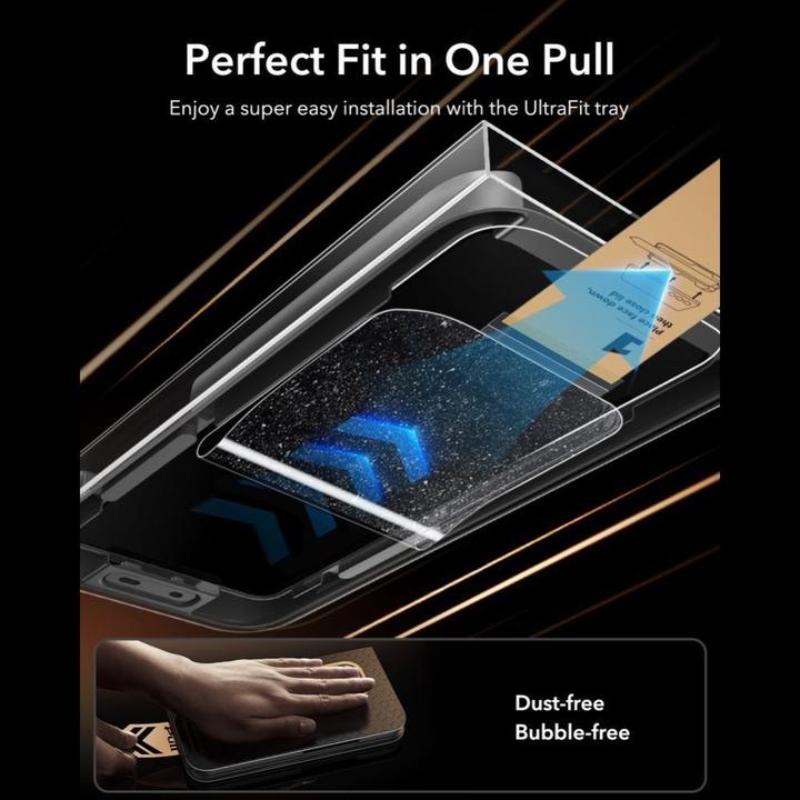 Actual product image ESR - Corning Gorilla Glass UltraFit™ - Samsung Galaxy S26 Ultra - Clear (Samsung Galaxy S26 Ultra)